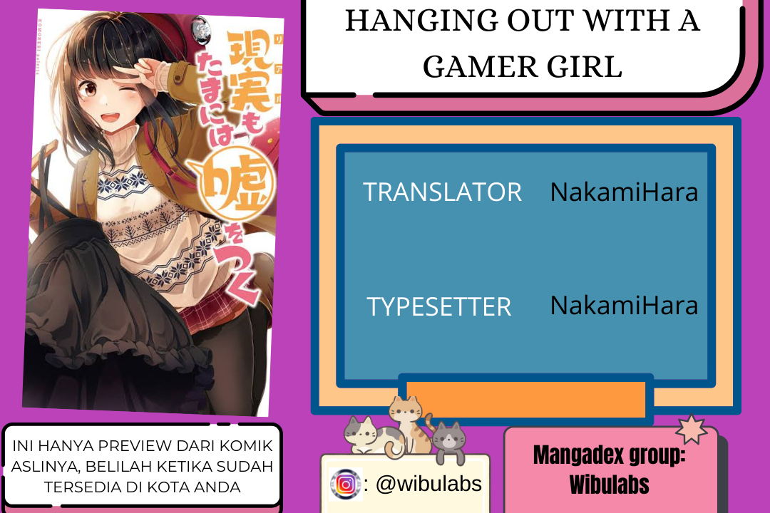 Hanging Out with a Gamer Girl Chapter 144 Bahasa Indonesia